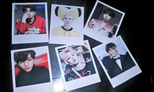 100 Fotos Tipo Polaroid Kpop Bts, Exo, Got7 Y Más