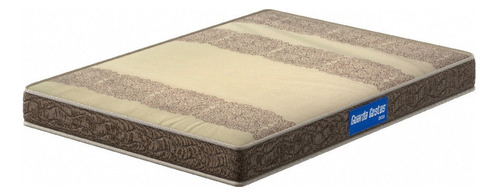 Colchão Casal Espuma D33 Guarda Costas 138x188x12cm Probel Cor Marrom