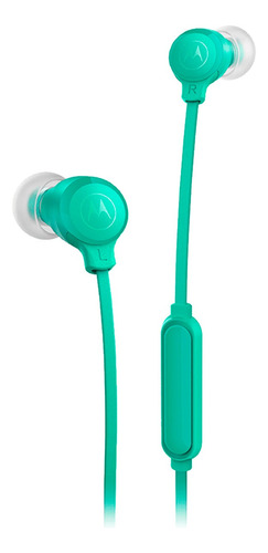 Auricular In-ear Motorola Earbuds 3 Manos Libres Color Teal