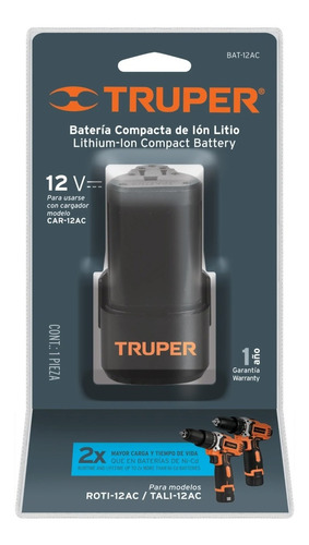 Batería Para Taladro 12v Truper 17049