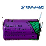 Bateria Tadiran Tl-4902 1/2aa-3.6v- 1.2a C/polo Para Soldar.