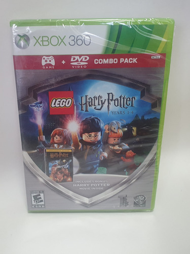 Harry Potter Lego 1-4 Años Combo Película Bonus Xbox 360 