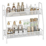 Estante Organizador Desmontable 2 Niveles Rack Belleza Cocin