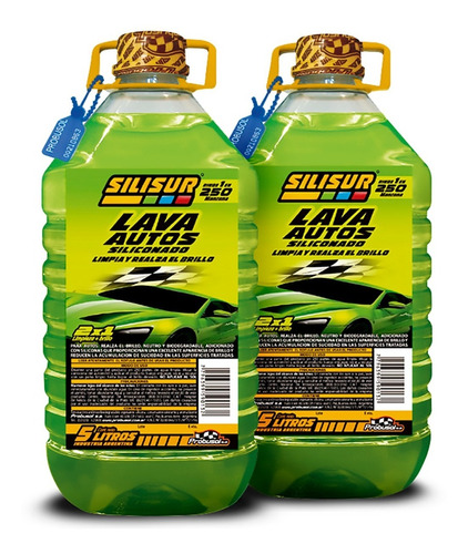 Lava Autos Siliconado Shampoo 5lts Pack 2un