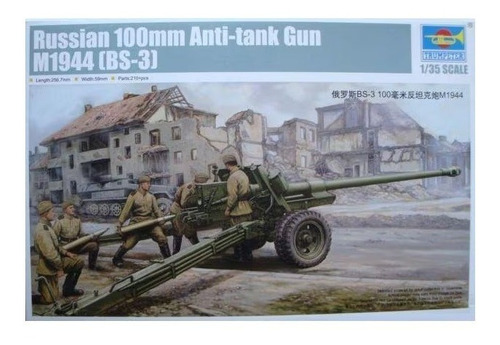 Russian 100mm Anti-tank Gun M1944 (bs-3) 1/35 Trumpeter