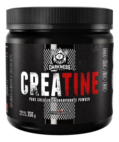 Suplemento Em Pó Integralmédica Darkness Creatine Em Pote 350g