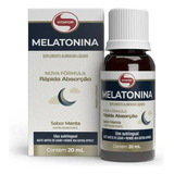 Melatonina 0.21mg Em Frasco De 20ml  Sabor Menta - Vitafor