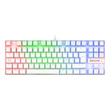 Teclado Gamer Redragon Kumara K552wrgb Blanco 