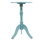 Mesa Decorativa De Pedestal Simplify De Decor Therapy  Azul 