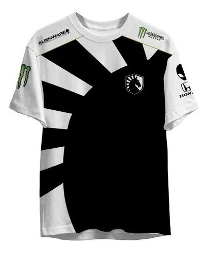 Camiseta Team Liquid  Alienwar Modelo Novo Lançamento 2022