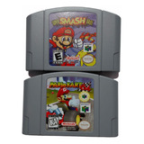 Mario Kart 64 Y Smash Bros Rpros N64 Nintendo 64