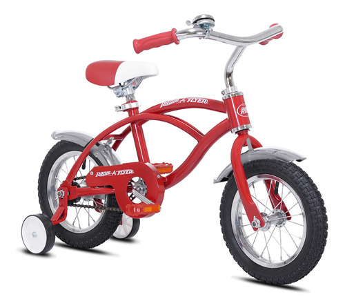 Bicicleta Radio Flyer Clásica 12'' Color Rojo Para Niño