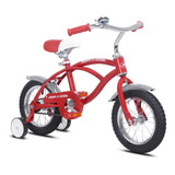 Bicicleta Radio Flyer Clásica 12'' Color Rojo Para Niño