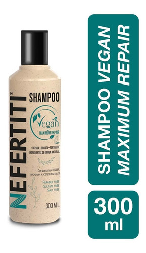 Shampoo Vegan Sin Sal Sin Sulfatos Repara Hidrata Fortalece