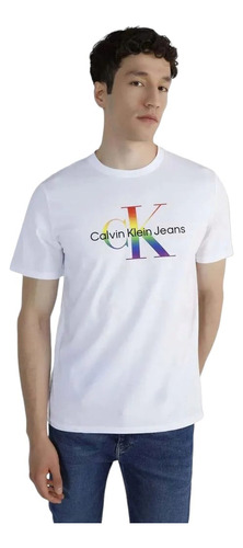 Playera Calvin Klein Pride Para Hombre 40mc841 