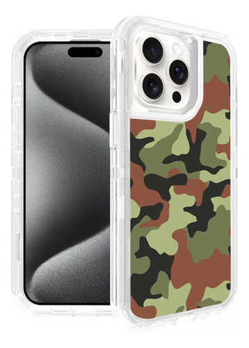 Funda Protector Tricaparudo Acrigel Militar Camuflaje #