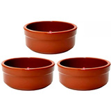 Set X 3 Cazuela Esmaltada 14cm Locro Guiso Horno Terrina