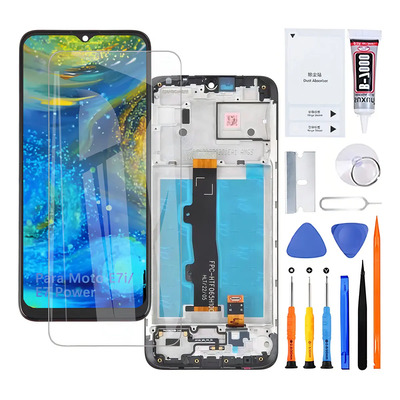 Pantalla Para Moto E7i / E7 Power Display Con Marco