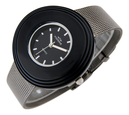 Reloj Montreal Mujer Ml1475 Malla Acero Inoxidable Tejida