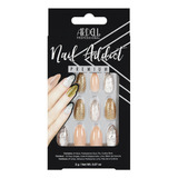 Ardell Uñas Postizas Premium Pink Marble  &  Gold