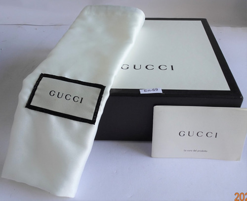 Gucci Caja Original P/ Cinturón 18x18x7 Cm. C/polvera#en-69