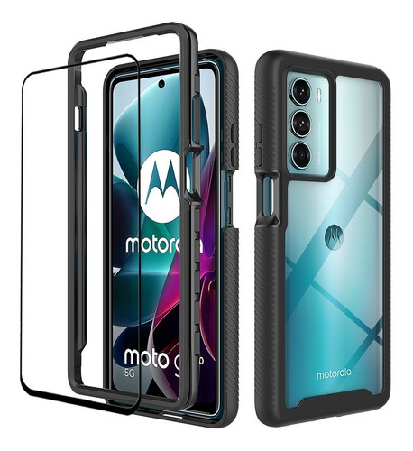 Funda Carcasa Case Para Motorola +screen Templado Mica