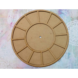 Base Reloj Calado Mod- H Mdf/fibrofacil X 25cm