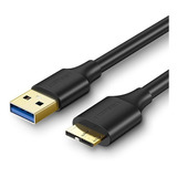 Cable Ugreen Usb A 3.0 - Usb Micro B Para Disco Duro 1 Metro