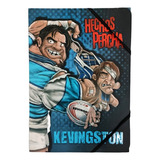 Carpeta 3 Solapas Con Elástico Kevingston Rugby