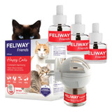 Feliway Cat Difusor Feromonas Con 4 Repuestos Nueva Formula 