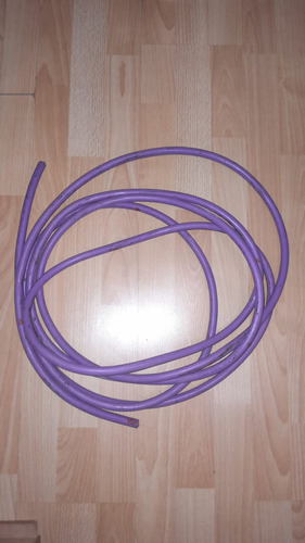 Cable Subterráneo  3x4mm 1.1 Kw Cat 2 Violeta X 10m El Rollo
