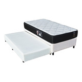 Sommier Marinero Divan Doble 100x200 Colchon King Koil Bliss Color Blanco Y Negro