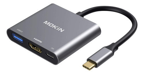 Adaptador Multipuerto Usb C A Hdmi, Concentrador Tipo C Thun