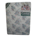 Colchon Cannon Princess 130 X 190 X 20 Espuma 24 Kgrs