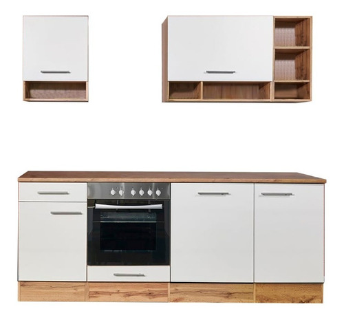 Cocina Integral Hilde Blanca 7 Piezas 2.20m  Envío Gratis