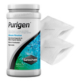 Kit Purigen 250ml Seachem + Bolsa Saco P/ Mídia Tnt 9x11cm 