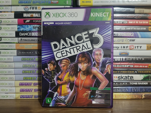 Jogo Para Kinect Dance Central 3 Xbox 360 Original Mídia