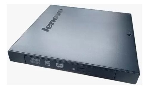 Gravador Dvd Externo Slim Preto Usb 2.0 Lenovo Original