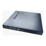 Gravador Dvd Externo Slim Preto Usb 2.0 Lenovo Original