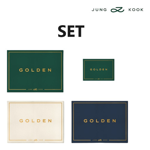 Jungkook ( Bts ) - Golden ( Set De 4 Versiones )