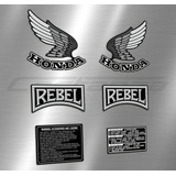 Calcos Honda Rebel Cmx 250 Kit Tanque/cachas/advertencias