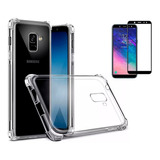 Capa Capinha Case Anti Choque Para Galaxy J8 + Película 3d