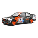 Bmw E30 Rally #5 1990 Azul/blanco/naranja  Esc 1:18  Solido