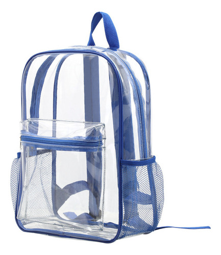 2pcs Mochila Transparente Impermeable Estudiante Ocio Viajes