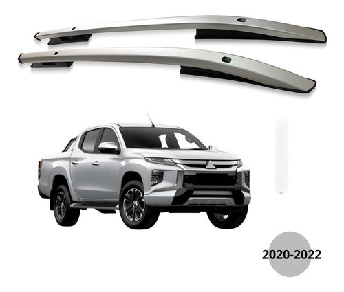 Rieles Laterales Originales Mitsubishi L200 2016-2019 Plata