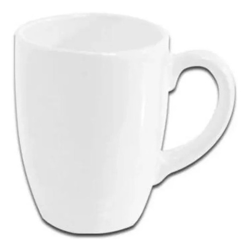 Taza Cerámica Jarro Mug 300 Ml Blanco Unidad Crmk