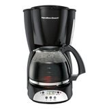 Cafetera Programable Hamilton Beach Negra 12 Tazas 49465r