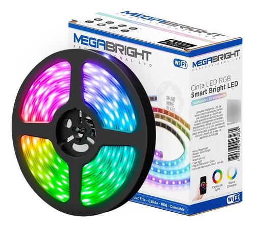 Cinta Led Smart Rgb 5m + Cct Inteligente Wifi / Hb Led