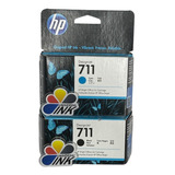 Cartucho Hp 711 N 80ml Y 711 Cian Original