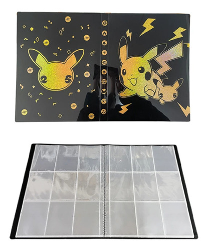 Álbum Grande Pikachu Pokémon - Pasta Porta 540 Cartas Cards